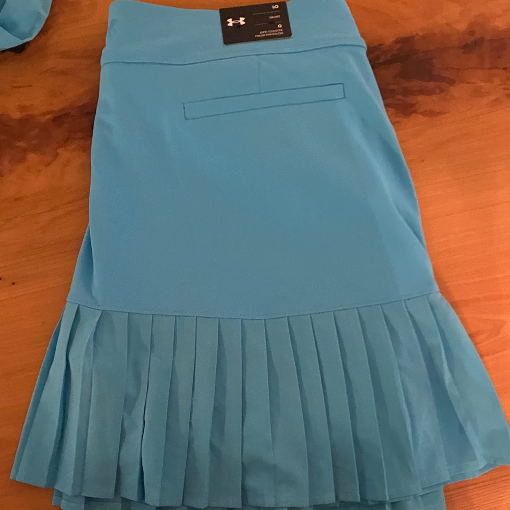 Under Armour Bright Blue Pleated Athletic Skirt